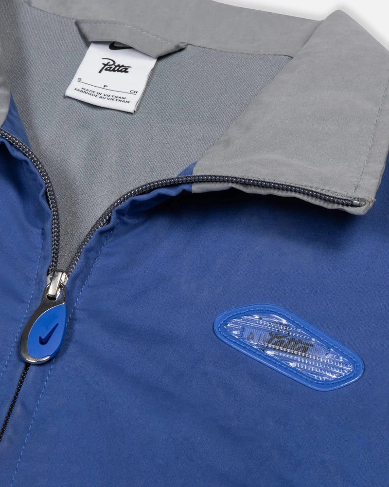 Patta x Nike NRG Track Jacket (Patricle Grey/Sapphire) - Patta