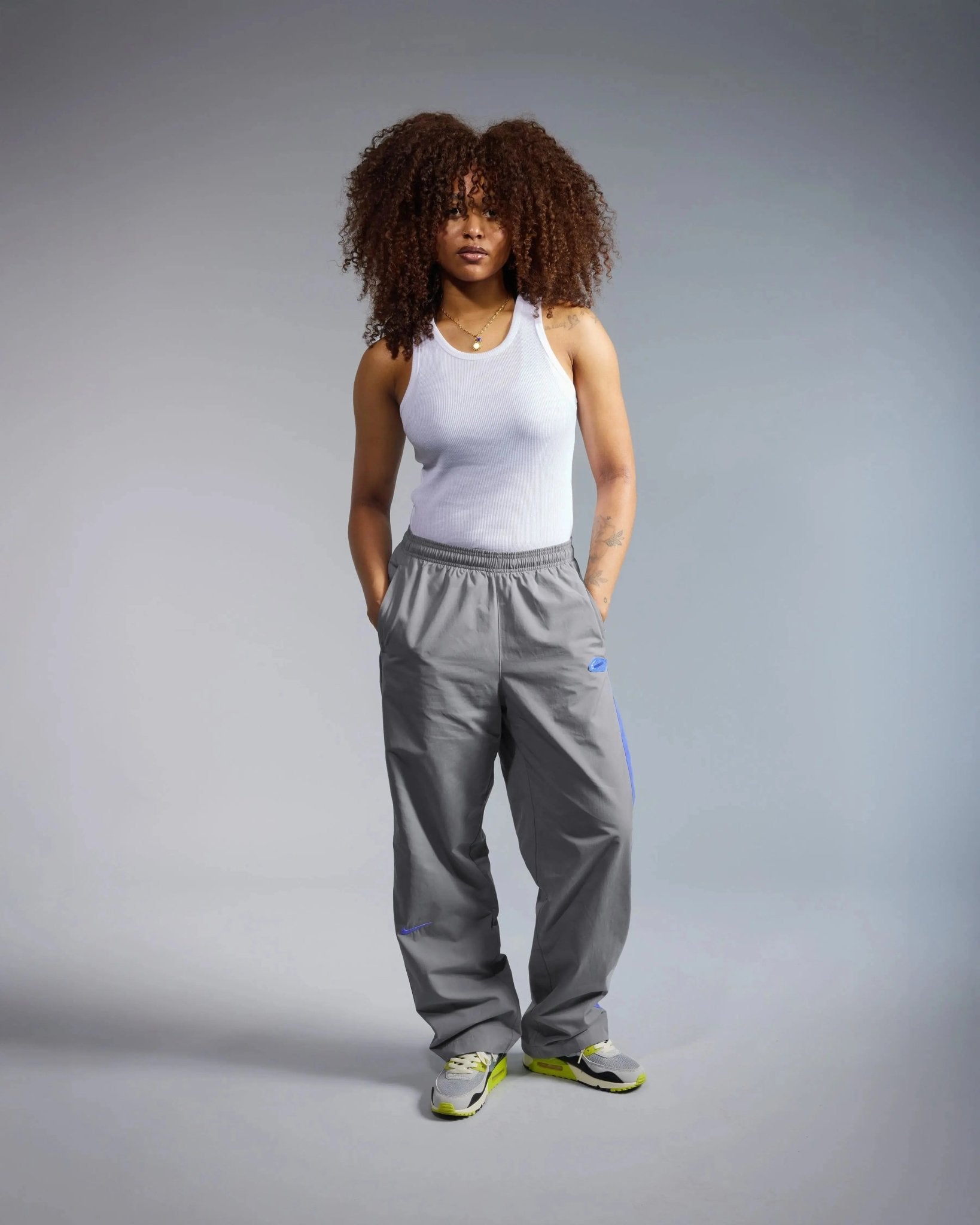 Patta x Nike NRG Track Pant (Particle Grey/Sapphire) - Patta