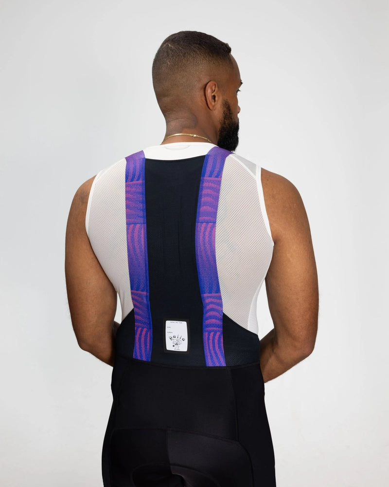 Patta x Rapha Men's Pro Team Bib Shorts (Flamingo Pink/Royal Blue/Black) - Patta