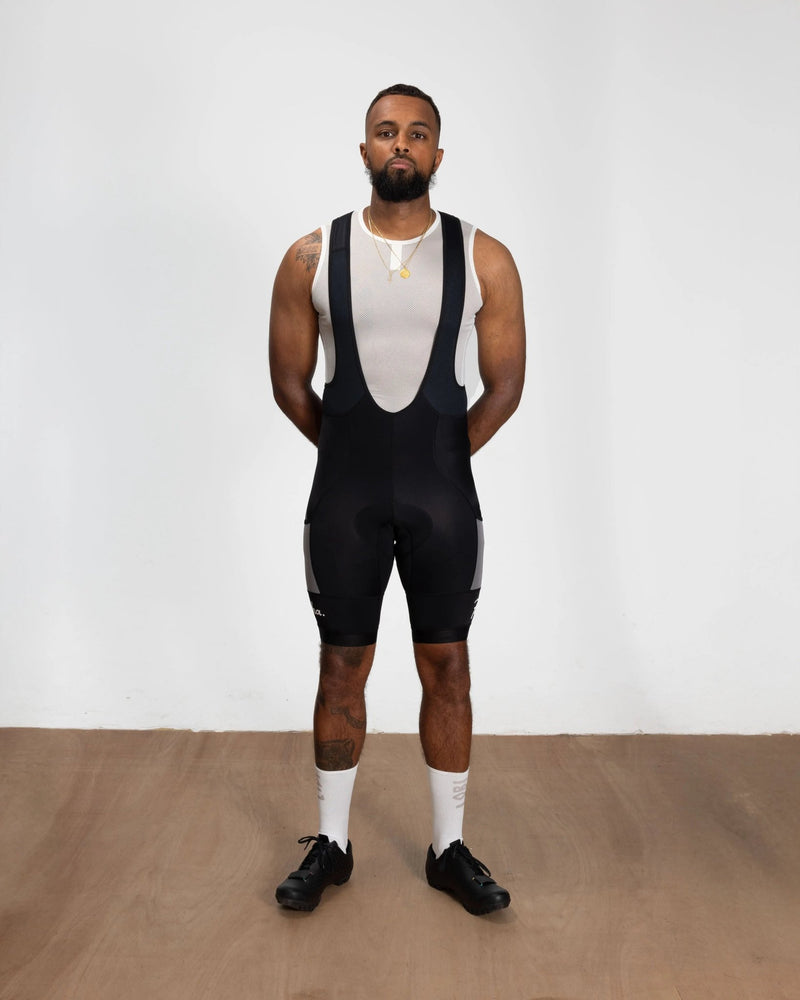 Patta x Rapha Men's Pro Team Cargo Bib Shorts (Black/Stone) - Patta