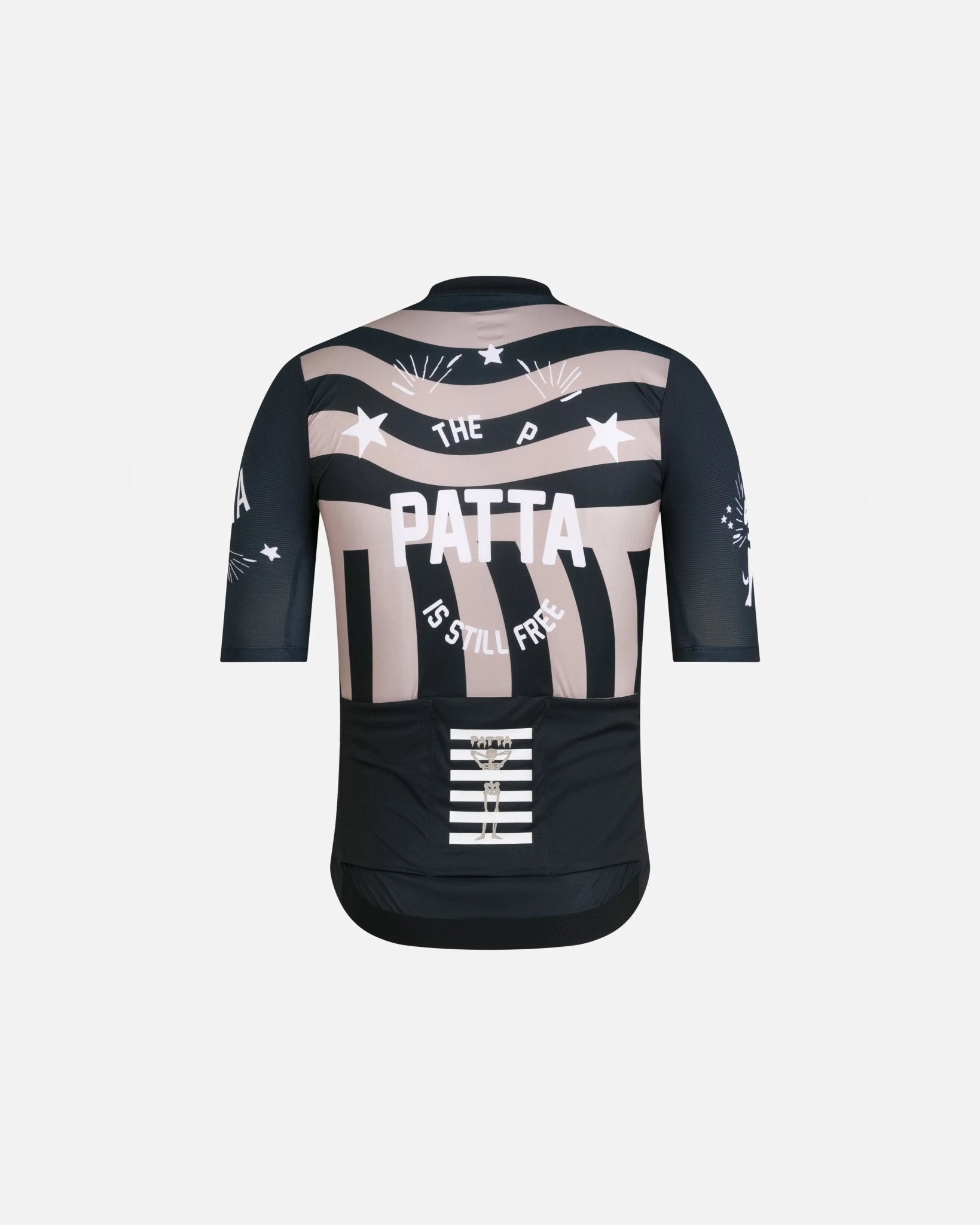 ウェア Rapha+Patta Men's ProTeam TrainingJersey Patta x Rapha Men's Pro Team Training Jersey (Black/Stone) - Patta