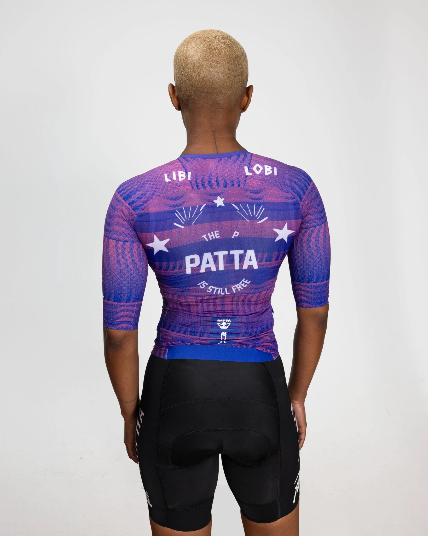 Patta x Rapha Women's Pro Team Aero Jersey (Flamingo Pink/Royal Blue) - Patta