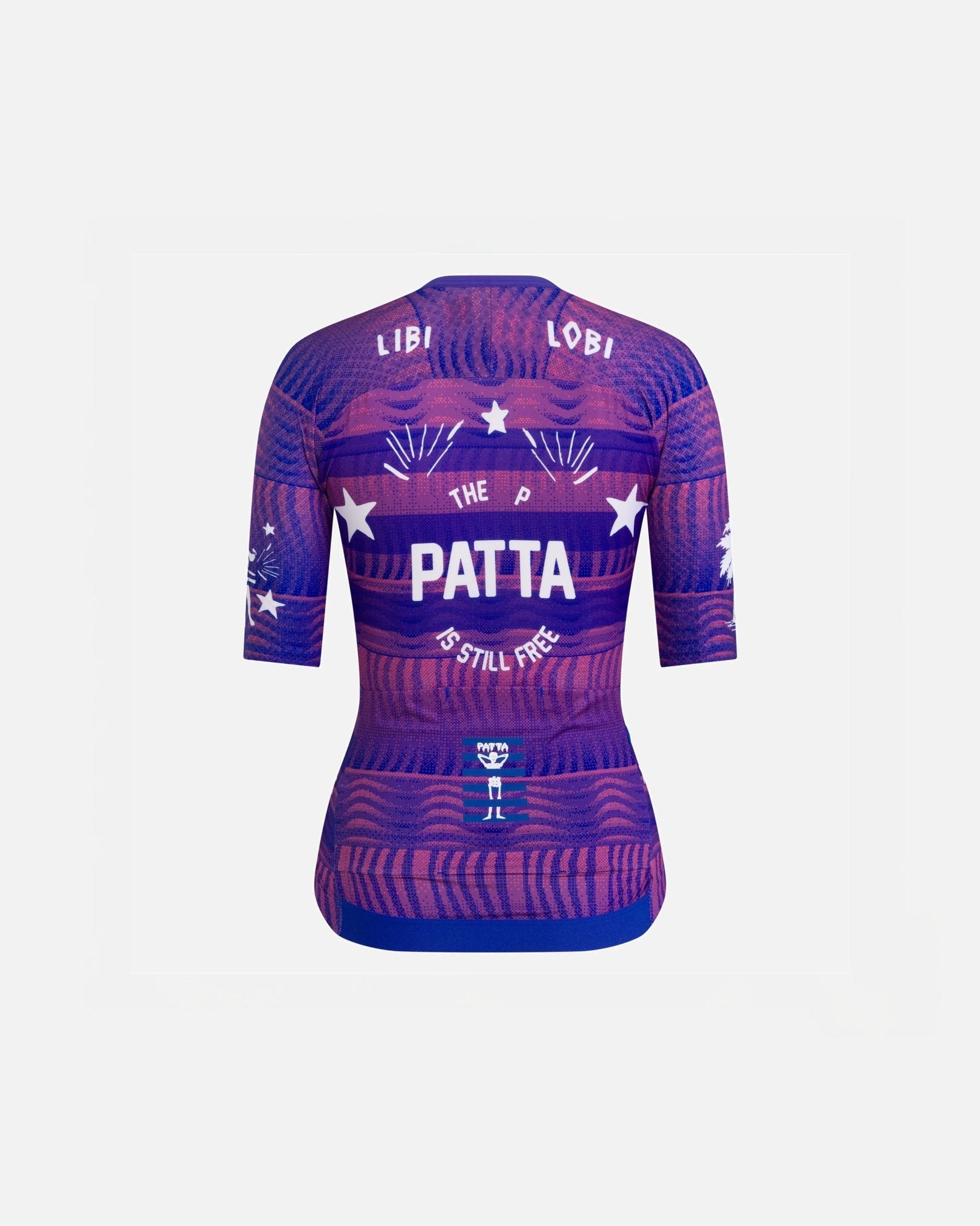 Patta x Rapha Women's Pro Team Aero Jersey (Flamingo Pink/Royal Blue) - Patta