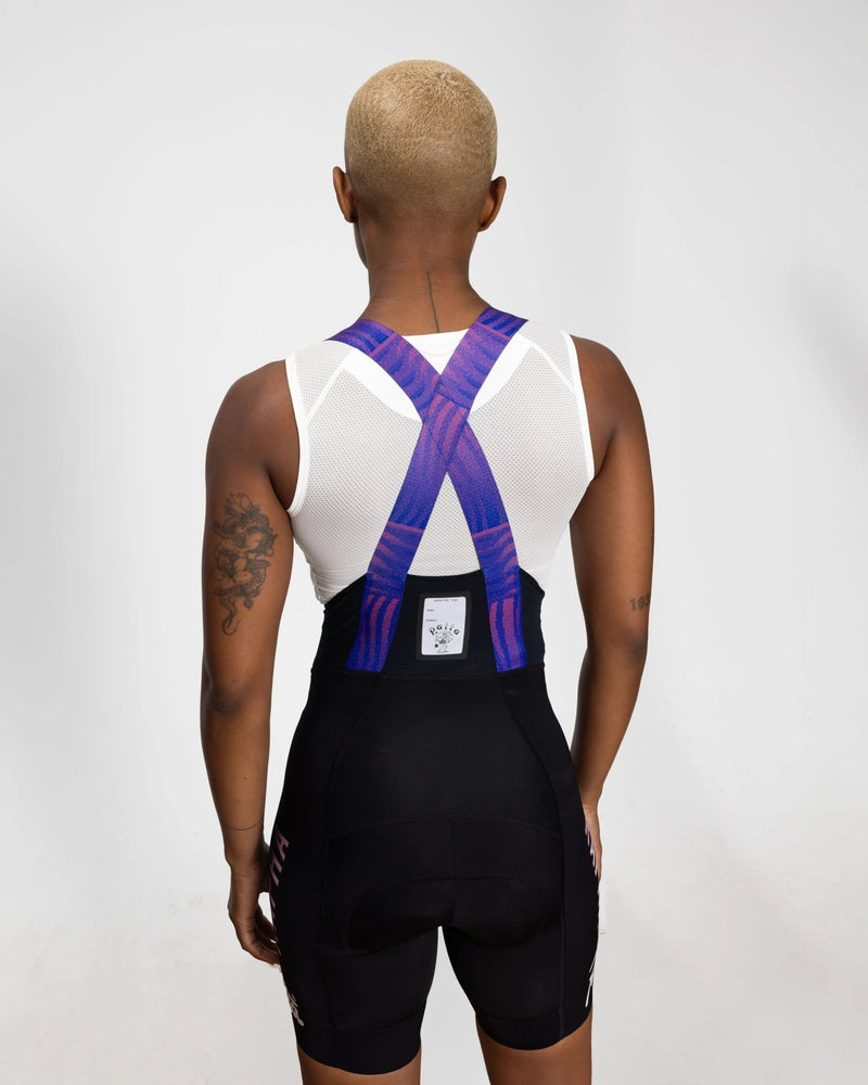 Patta x Rapha Women's Pro Team Bib Shorts (Flamingo Pink/Royal Blue/Black) - Patta